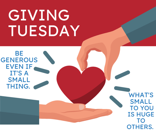 Be generous even if its a small thing.