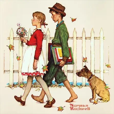 norman+Rockwell+Painting+Print